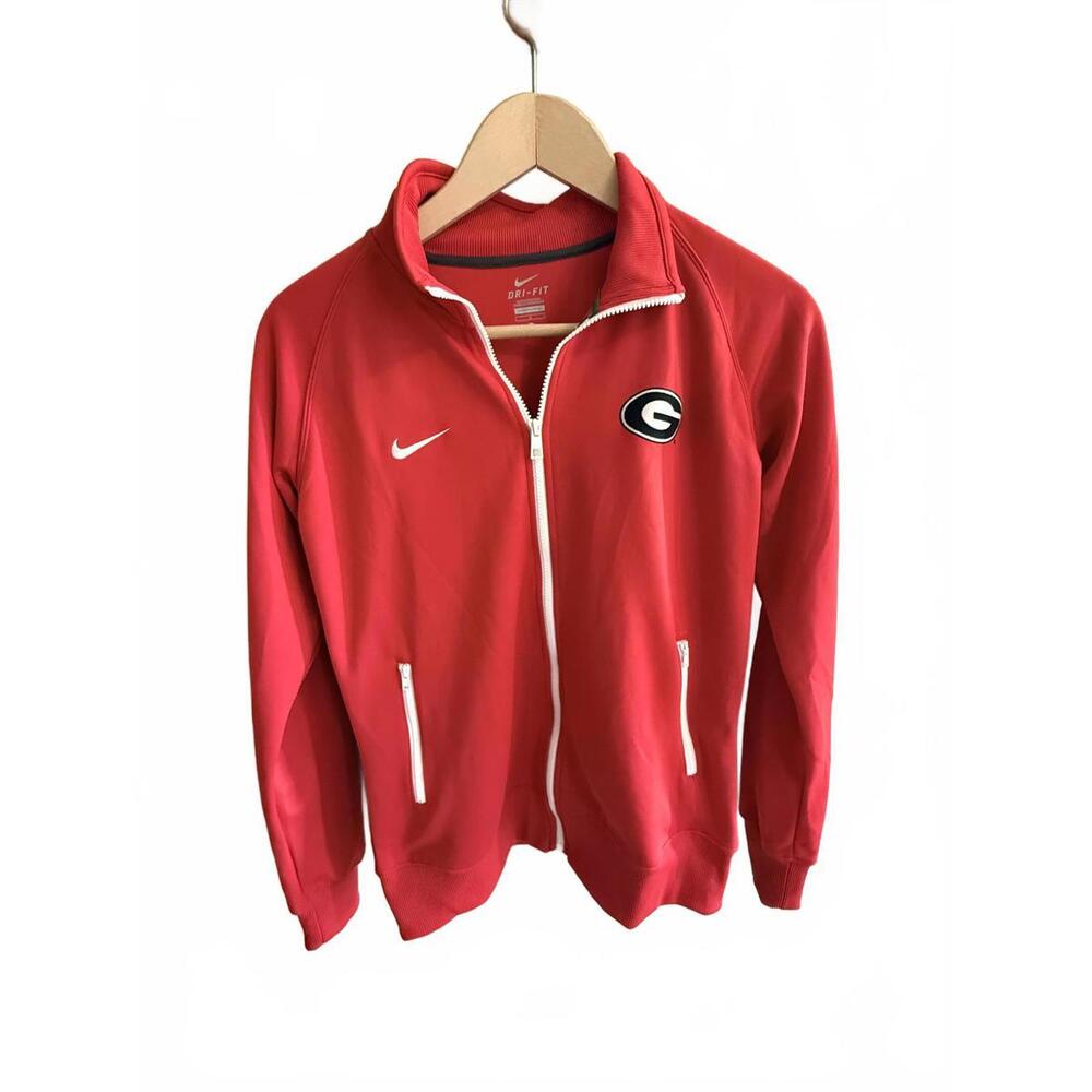 NIKE UGA Georgia Bulldogs Women's Zip Up Jacket Sz Large